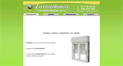 Desktop Screenshot of euroventanasmadrid.com